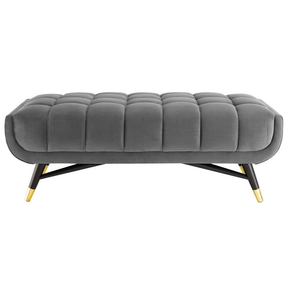 Modway Adept 47.5" Performance Velvet Bench - EEI-4242 | Benches | Modishstore - 5
