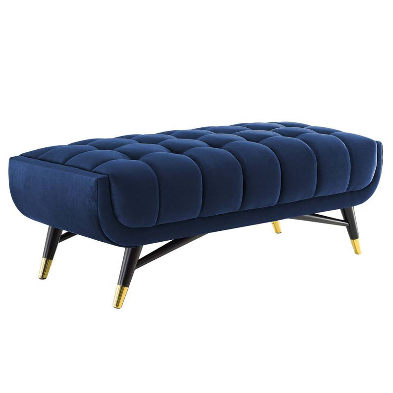 Modway Adept 47.5" Performance Velvet Bench - EEI-4242 | Benches | Modishstore - 9
