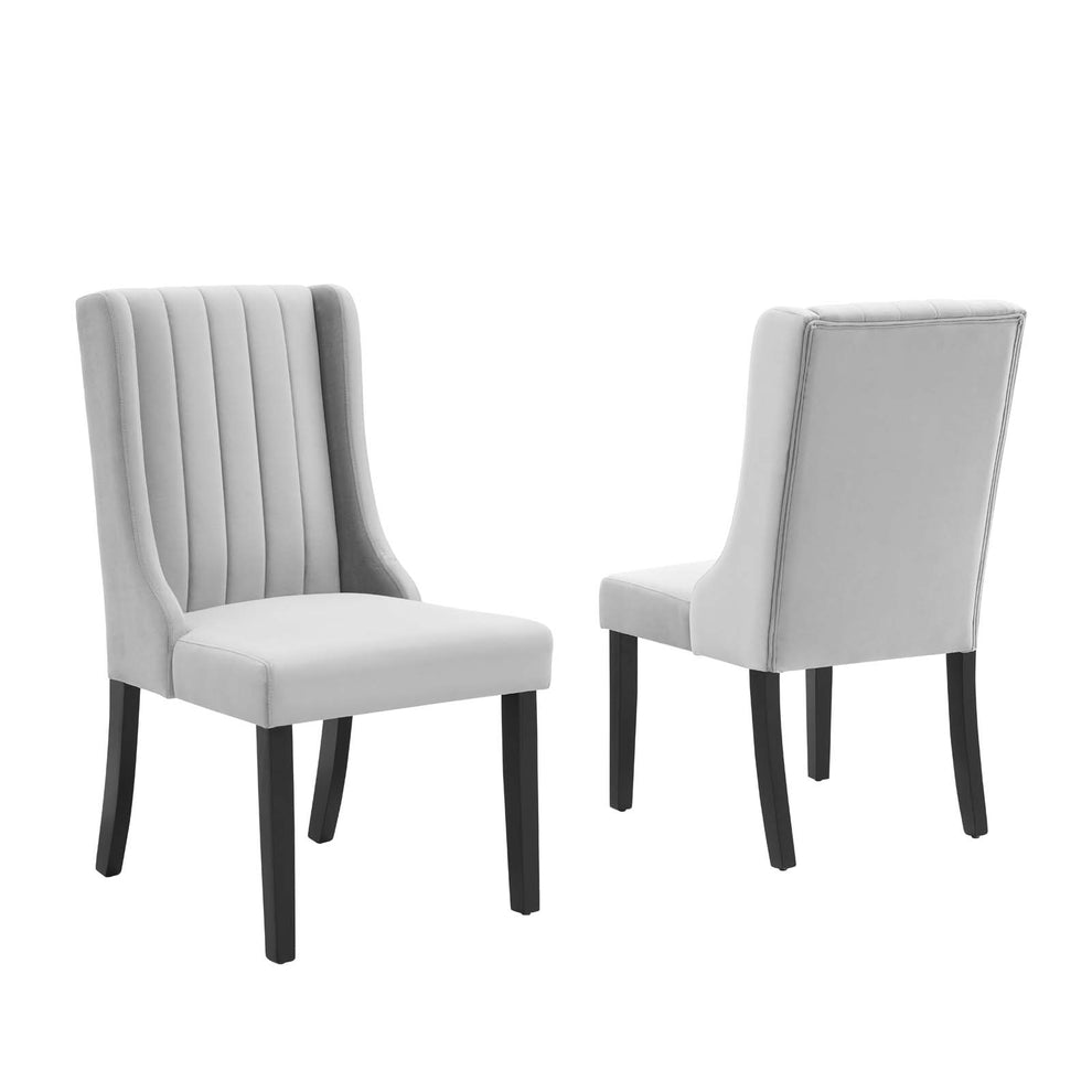 Modway Renew Parsons Performance Velvet Dining Side Chairs - Set of 2 - EEI-4244 | Dining Chairs | Modishstore - 12