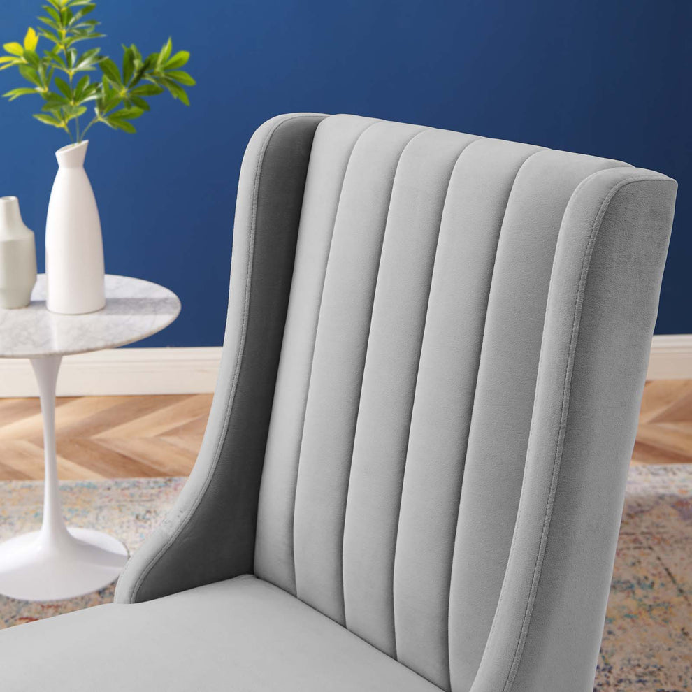 Modway Renew Parsons Performance Velvet Dining Side Chairs - Set of 2 - EEI-4244 | Dining Chairs | Modishstore - 9