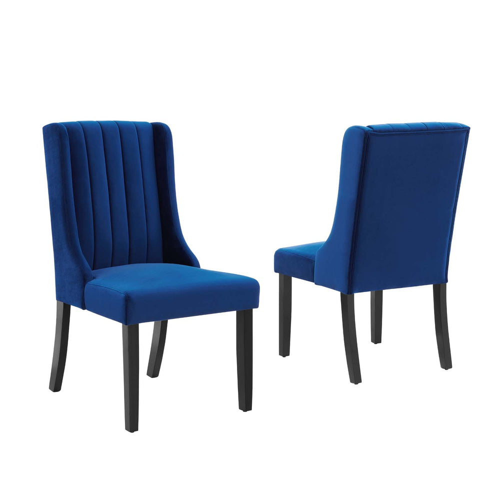 Modway Renew Parsons Performance Velvet Dining Side Chairs - Set of 2 - EEI-4244 | Dining Chairs | Modishstore - 19