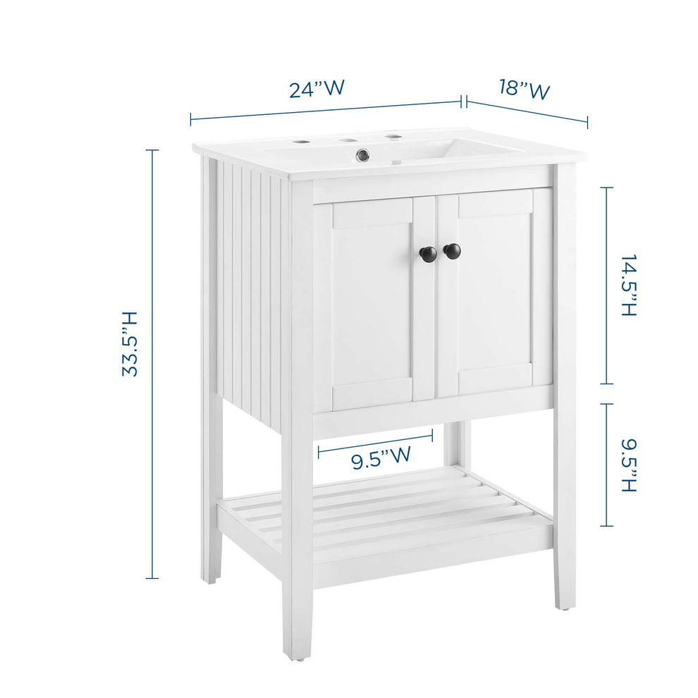 Modway Prestige 24" Bathroom Vanity - EEI-4246 | Bathroom Accessories | Modishstore - 7