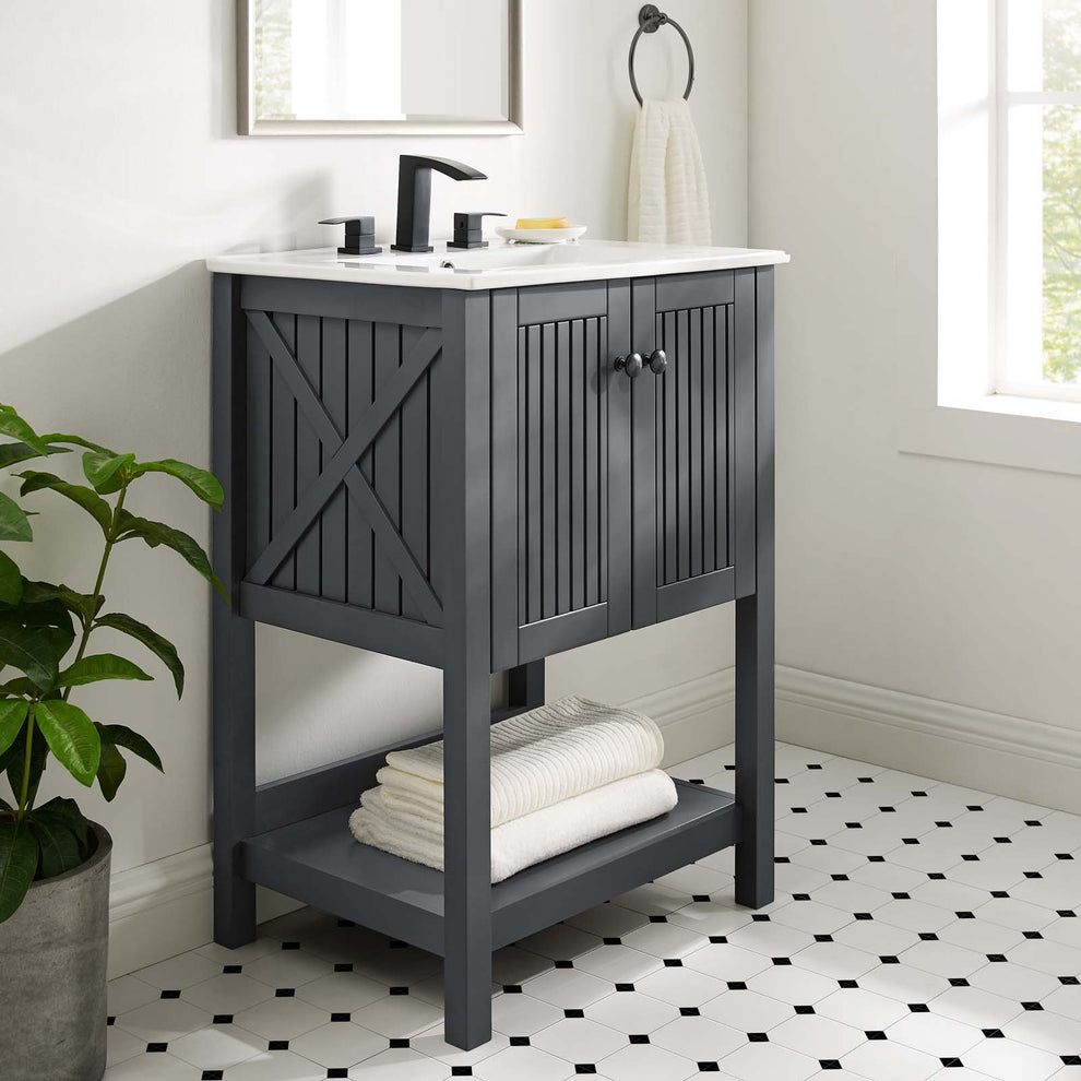 Modway Steam 24" Bathroom Vanity - EEI-4248 | Bathroom Accessories | Modishstore - 1
