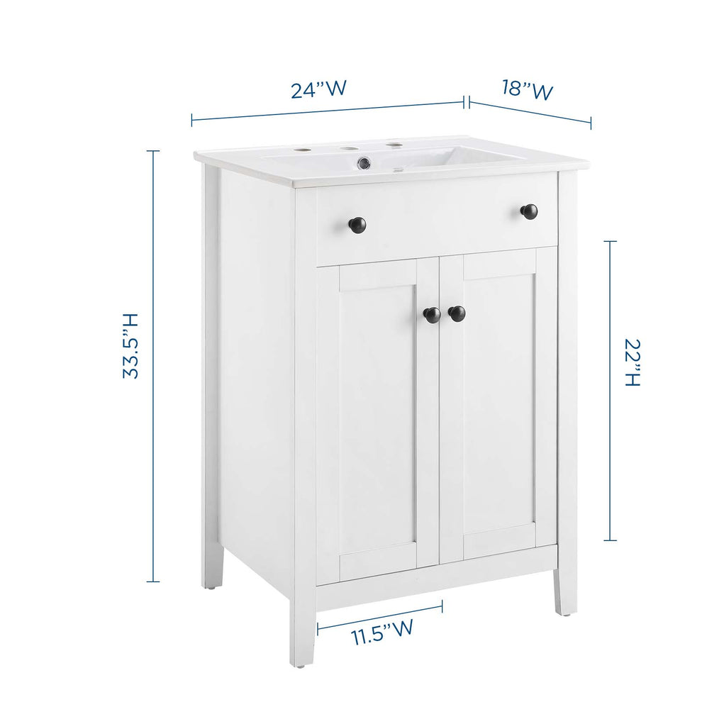 Modway Nantucket 24" Bathroom Vanity - EEI-4250 | Bathroom Accessories | Modishstore - 9