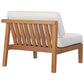 Modway Bayport Outdoor Patio Teak Wood 3-Piece Sectional Sofa Set | Outdoor Sofas, Loveseats & Sectionals | Modishstore-12