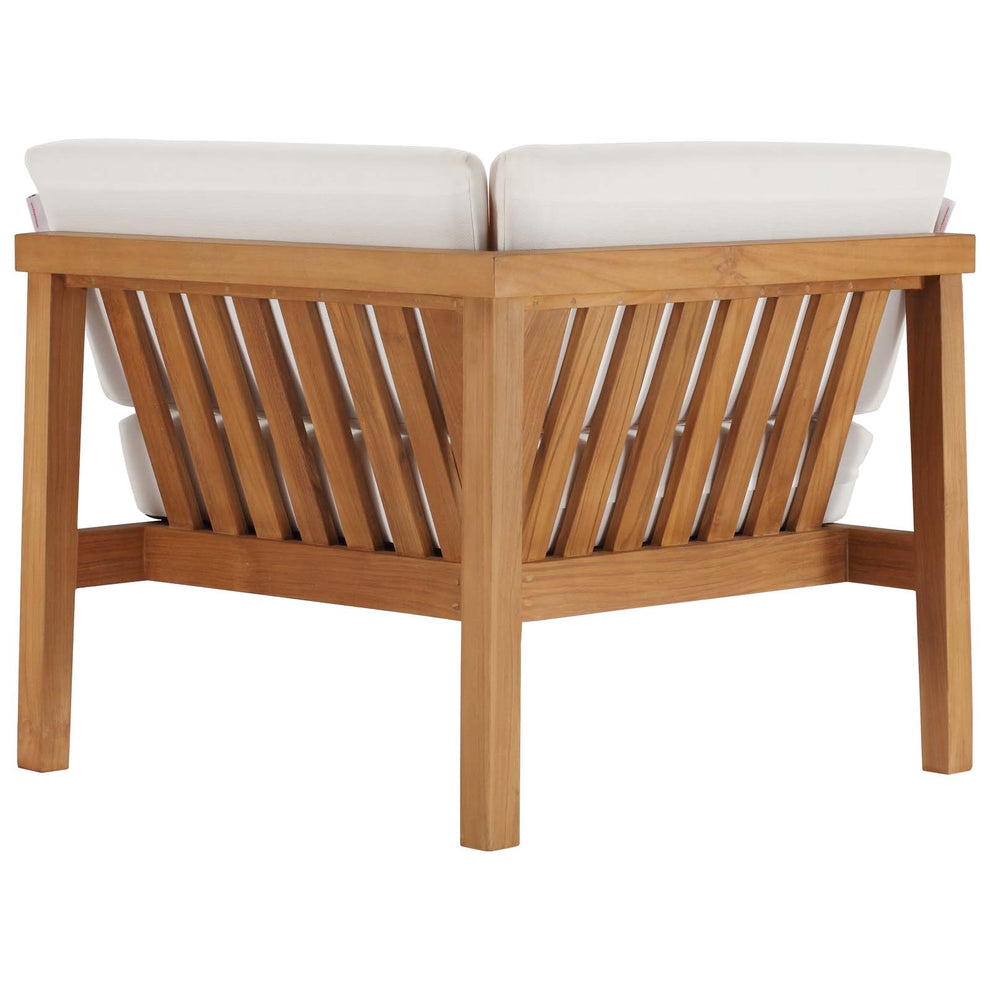 Modway Bayport Outdoor Patio Teak Wood 3-Piece Sectional Sofa Set - EEI-4258 | Outdoor Sofas, Loveseats & Sectionals | Modishstore - 7