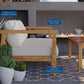 Modway Bayport Outdoor Patio Teak Wood 2-Seater Loveseat | Outdoor Sofas, Loveseats & Sectionals | Modishstore-10