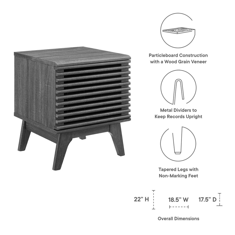 Modway Render Vinyl Record Display Stand - EEI-4262 | Nightstands | Modishstore - 15