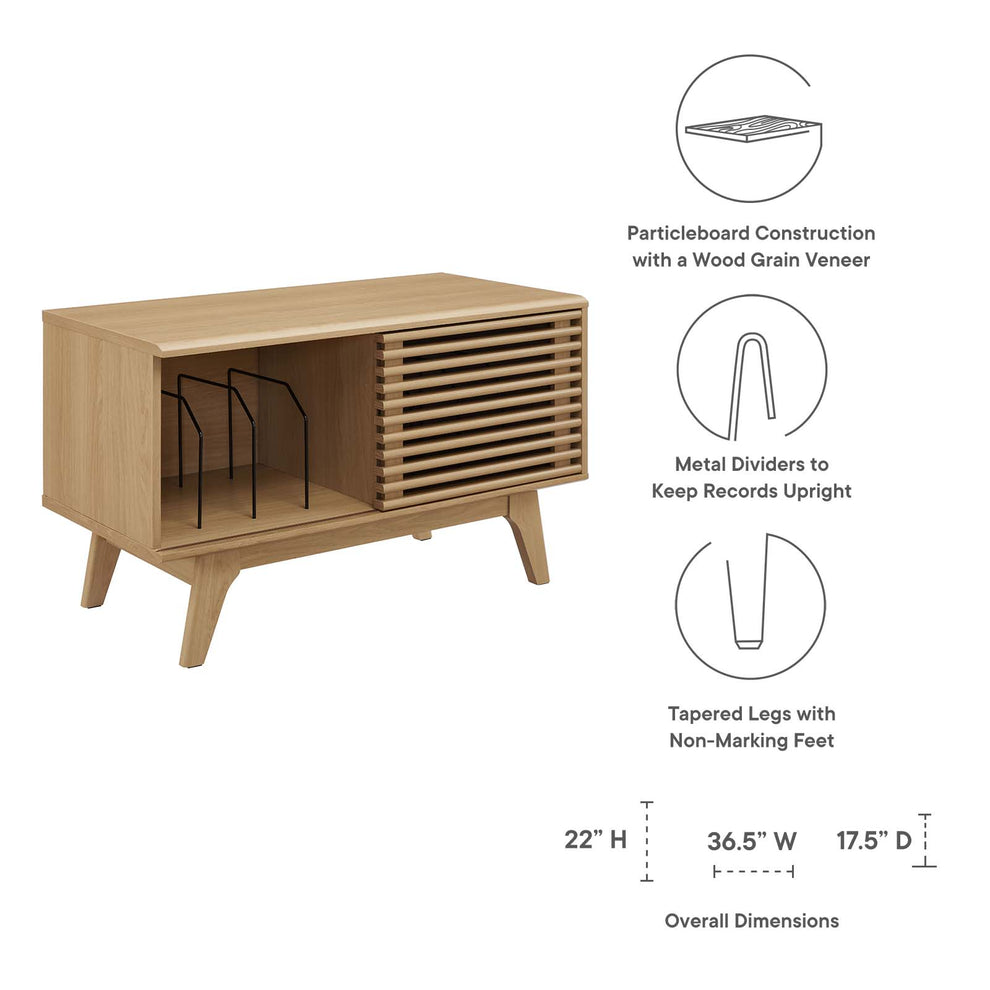 Modway Render Vinyl Record Display Stand - EEI-4263 | Cabinets | Modishstore - 23
