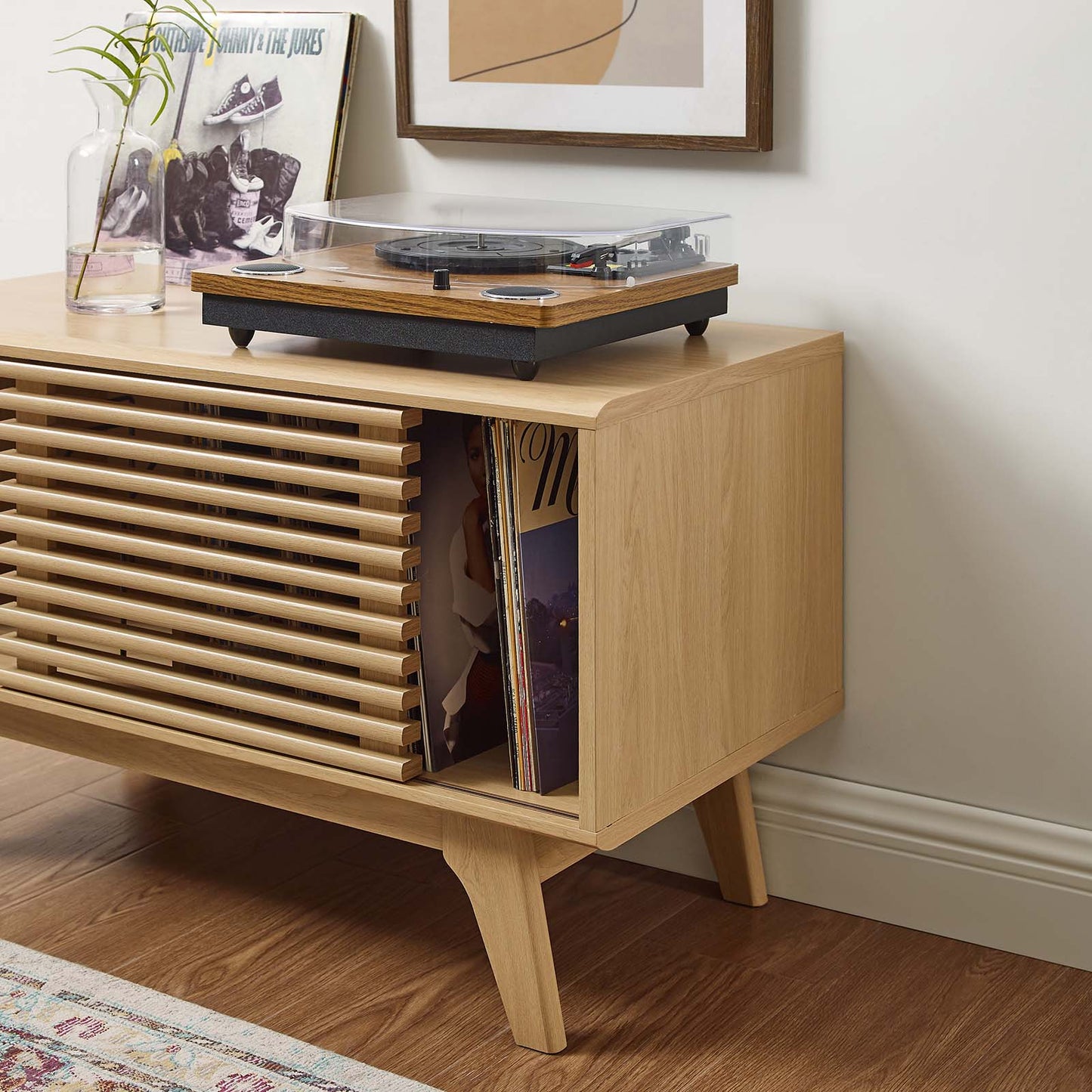 Modway Render Vinyl Record Display Stand | Coffee Tables | Modishstore-24