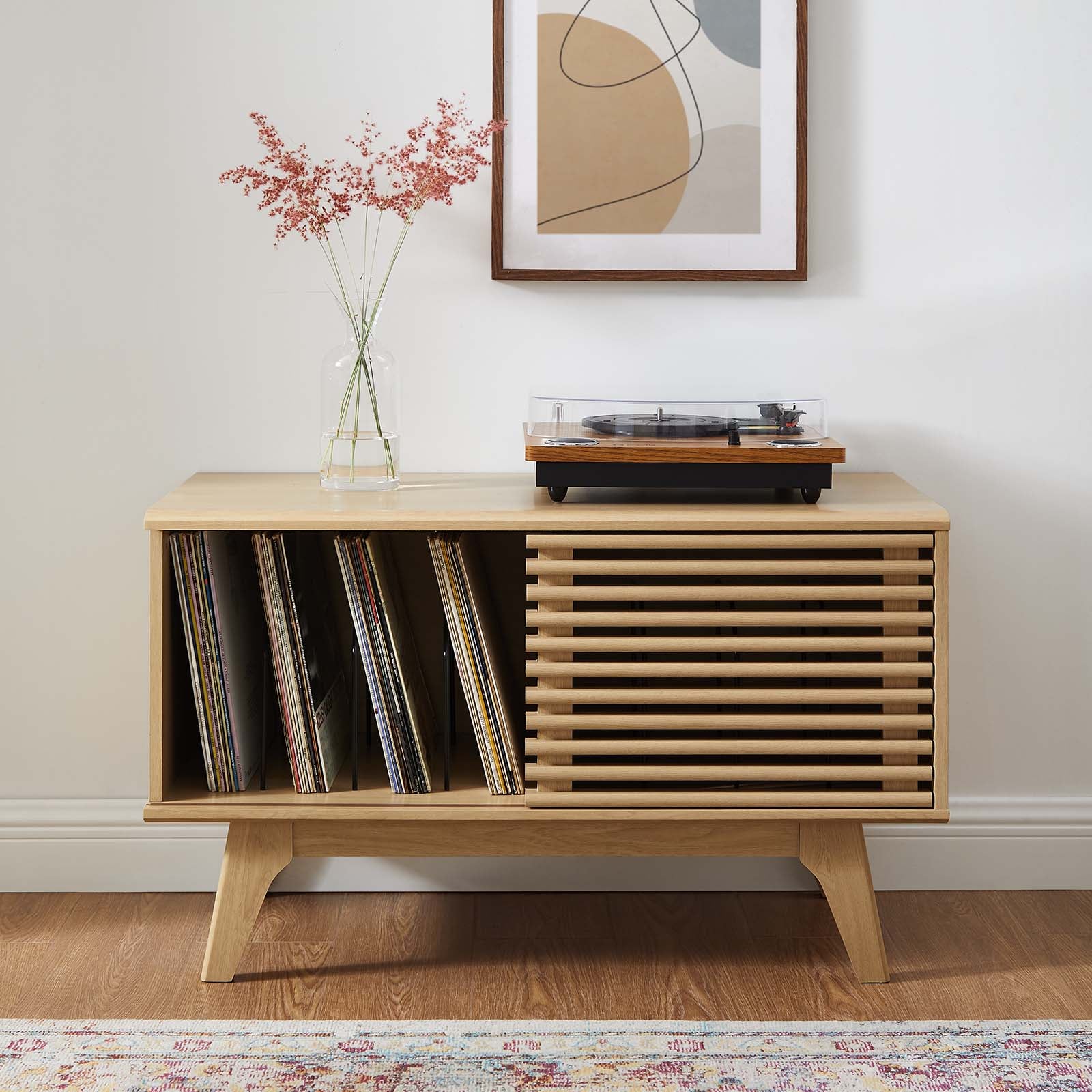 Modway Render Vinyl Record Display Stand | Coffee Tables | Modishstore-17