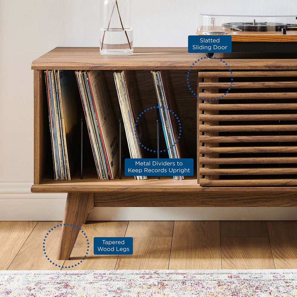 Modway Render Vinyl Record Display Stand - EEI-4263 | Cabinets | Modishstore - 8