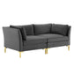 Modway Ardent Performance Velvet Loveseat - EEI-4268 | Loveseats | Modishstore - 2