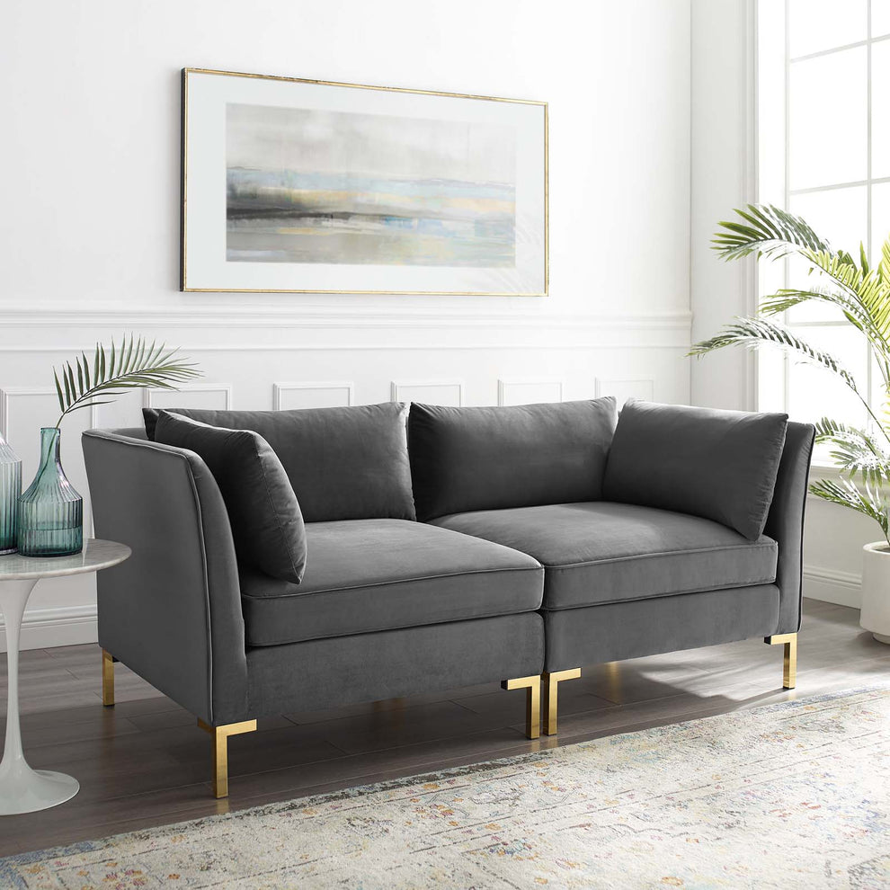 Modway Ardent Performance Velvet Loveseat - EEI-4268 | Loveseats | Modishstore - 1