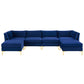 Modway Ardent 6-Piece Performance Velvet Sectional Sofa | Sofas | Modishstore-5