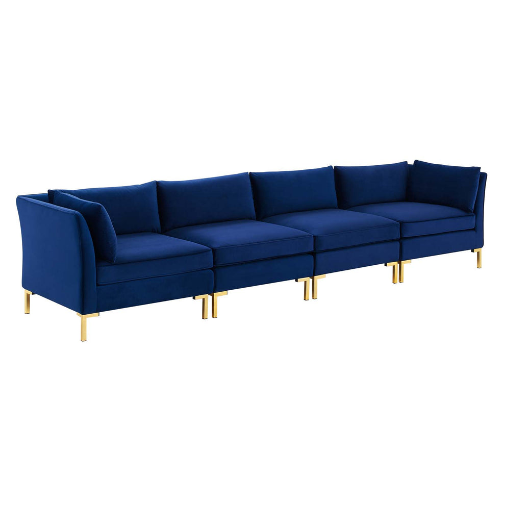 Modway Ardent 4-Seater Performance Velvet Sofa - EEI-4274 | Sofa Set | Modishstore - 9