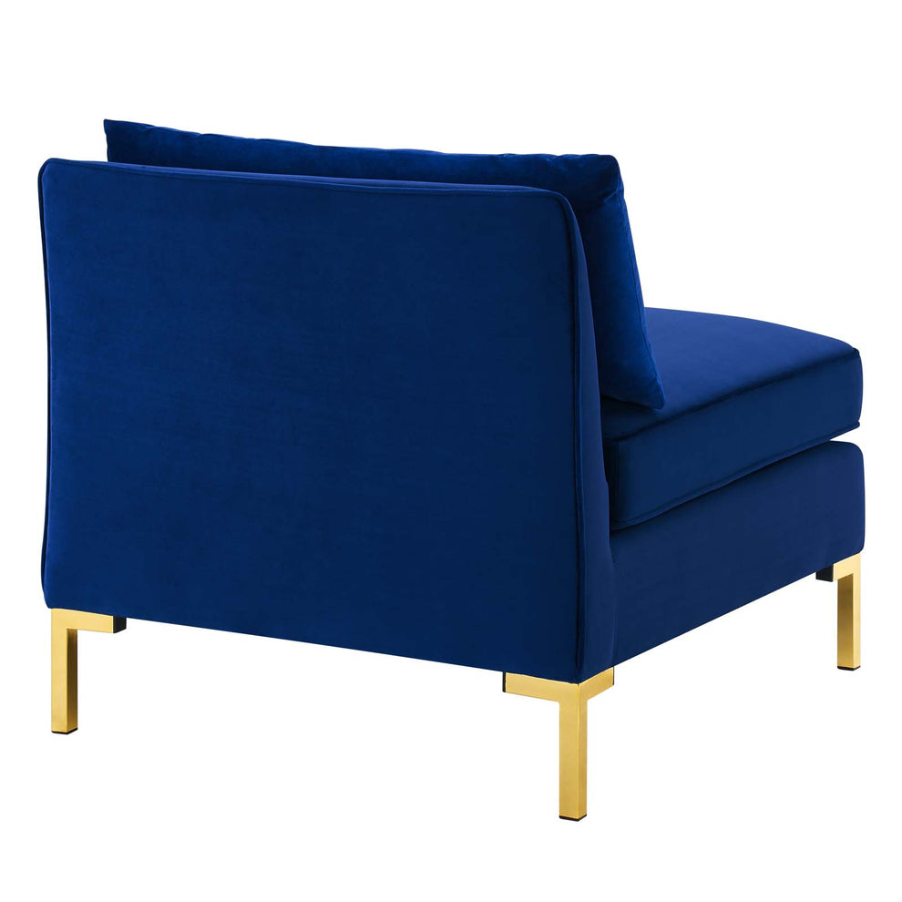 Modway Ardent 5-Piece Performance Velvet Sectional Sofa - EEI-4275 | Sofa Set | Modishstore - 10
