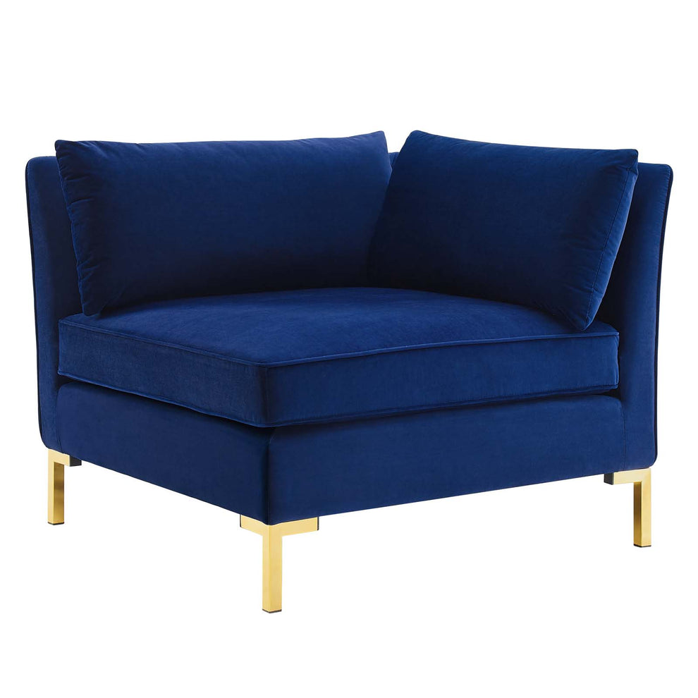 Modway Ardent 5-Piece Performance Velvet Sectional Sofa - EEI-4276 | Sofa Set | Modishstore - 11
