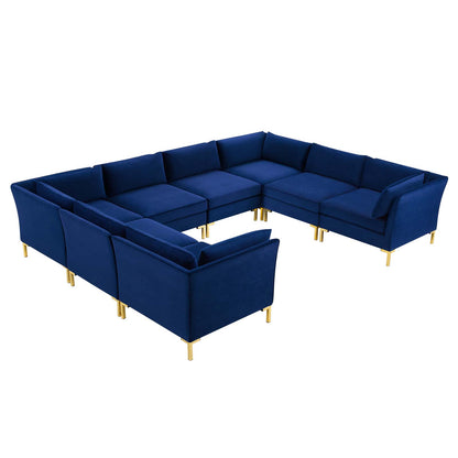 Modway Ardent 8-Piece Performance Velvet Sectional Sofa - EEI-4279 | Sectional | Modishstore - 12