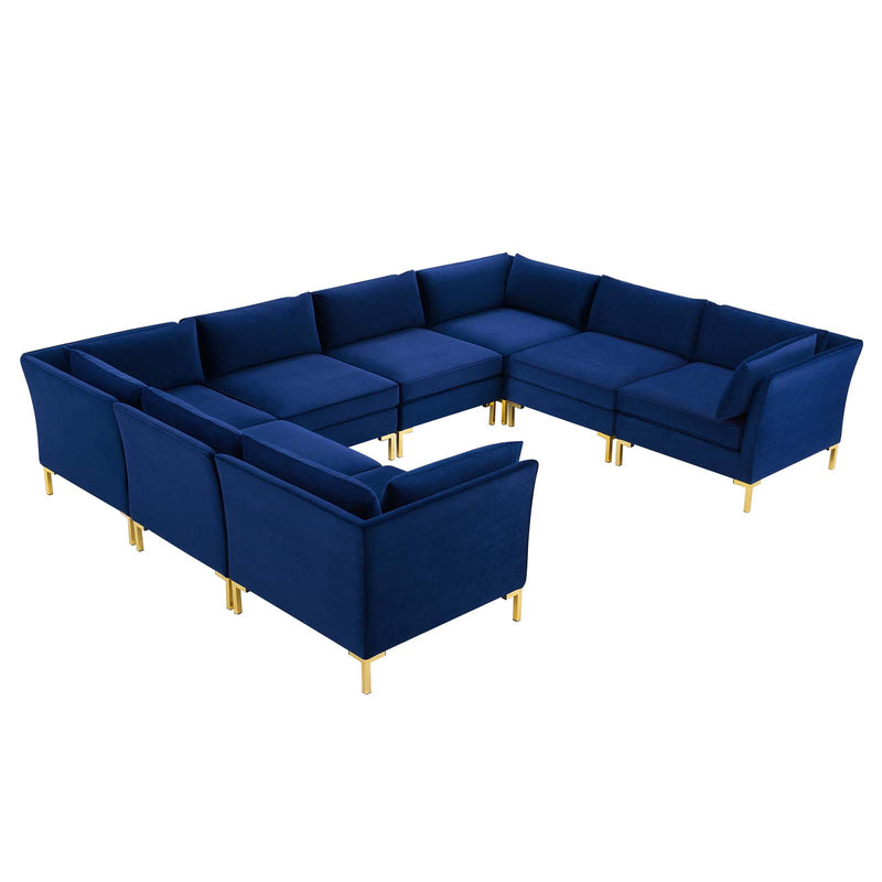 Modway Ardent 8-Piece Performance Velvet Sectional Sofa - EEI-4279 | Sectional | Modishstore - 12