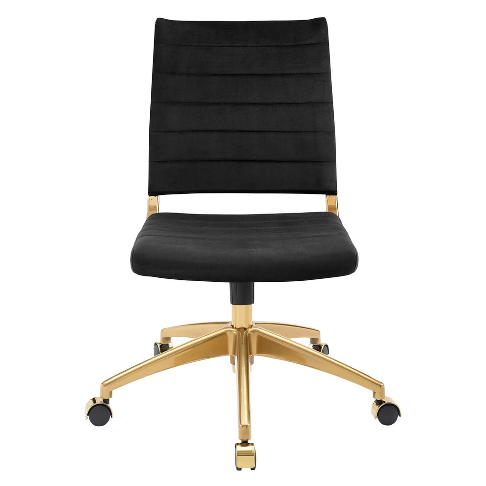 Modway Jive Armless Mid Back Performance Velvet Office Chair - EEI-4280 | Modishstore - 5