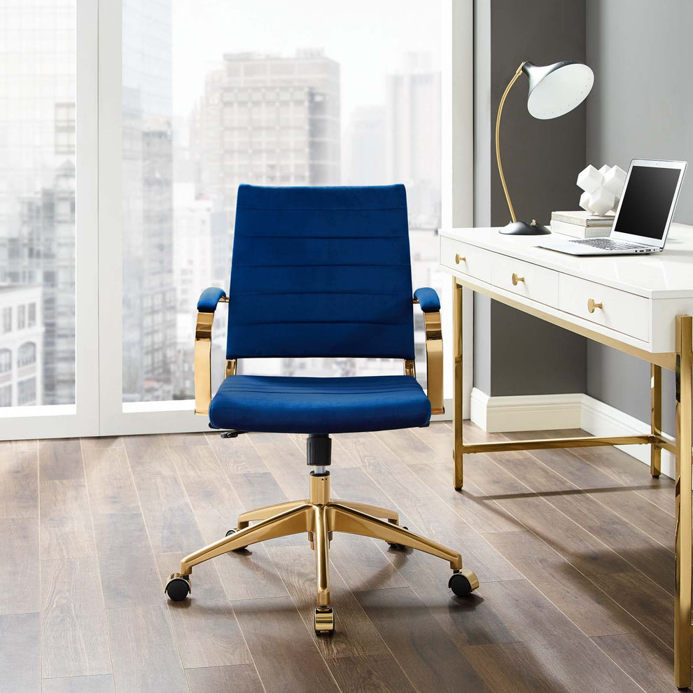 Modway Jive Mid Back Performance Velvet Office Chair - EEI-4281 | Modishstore - 10