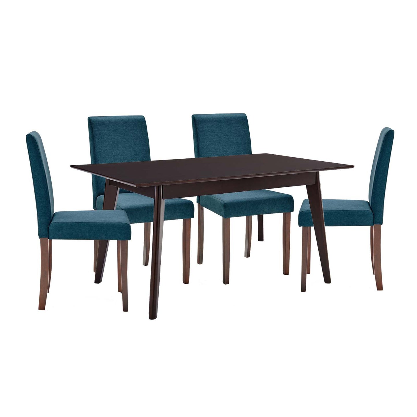 Prosper 5 Piece Upholstered Fabric Dining Set By Modway - EEI-4285 | Dining Sets | Modishstore - 2