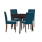 Prosper 5 Piece Upholstered Fabric Dining Set By Modway - EEI-4290 | Dining Sets | Modishstore - 2