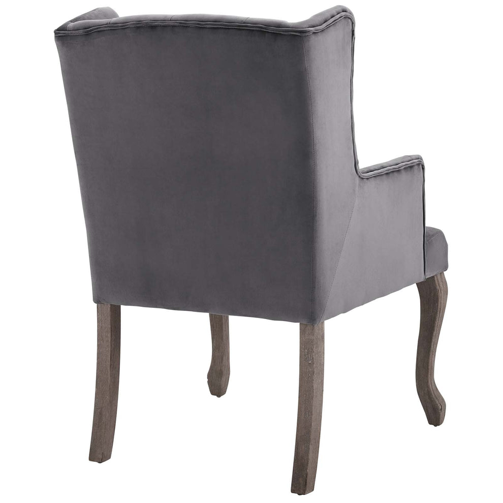 Modway Realm Armchair Performance Velvet Set of 2 - EEI-4292 | Armchairs | Modishstore - 5
