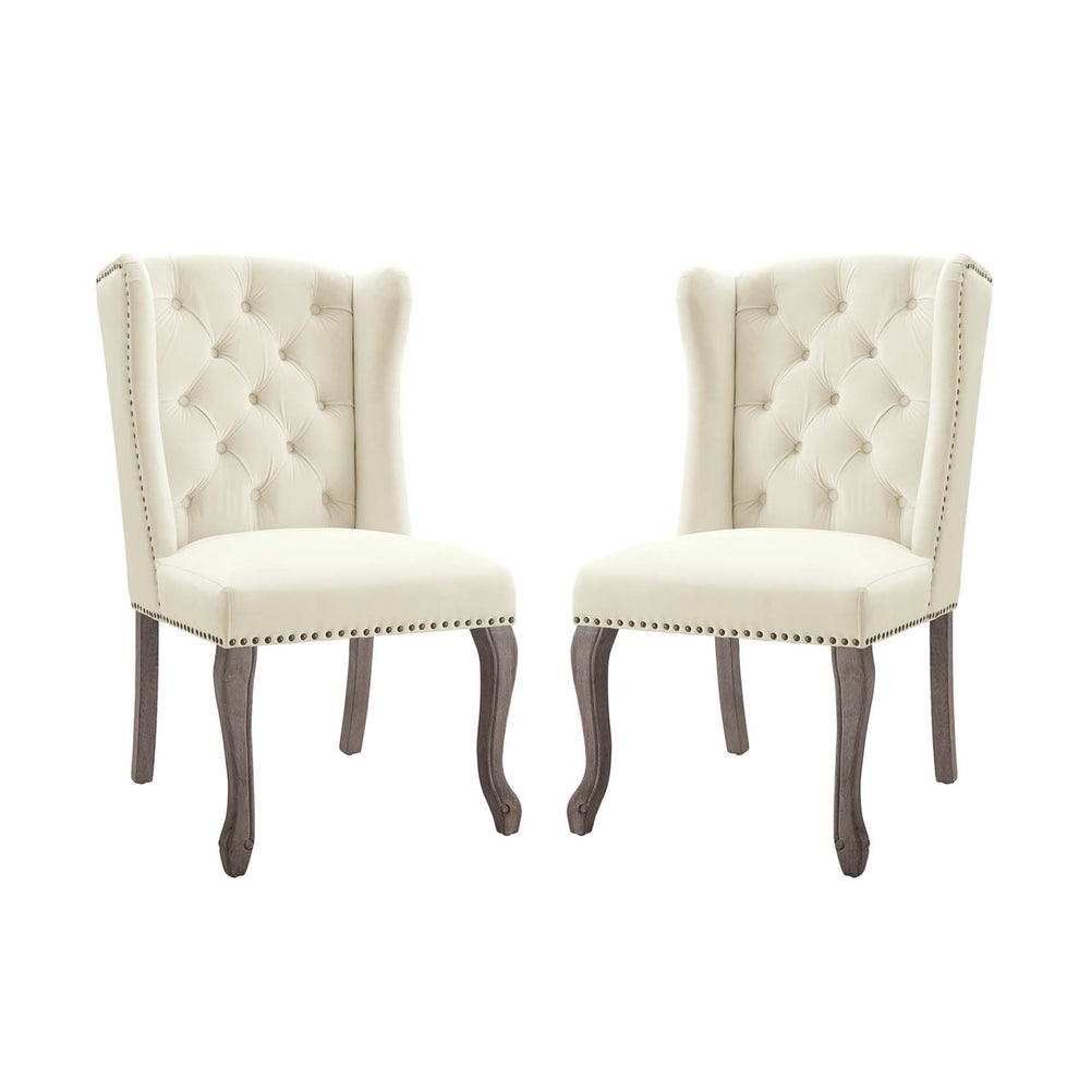 Modway Apprise Side Chair Performance Velvet Set of 2 - EEI-4293 | Side Chairs | Modishstore - 8