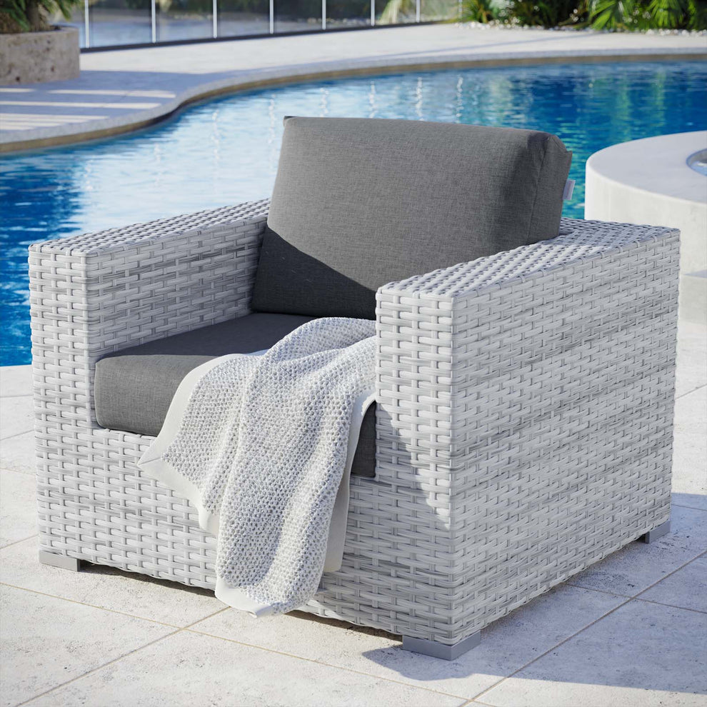 Modway Convene Outdoor Patio Armchair - EEI-4297 | Outdoor Chairs | Modishstore - 1