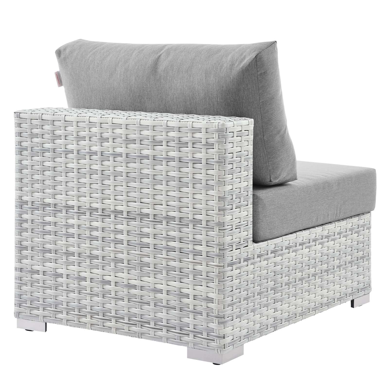 Modway Convene Outdoor Patio Armless Chair - EEI-4298 | Outdoor Chairs | Modishstore - 5