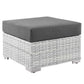 Modway Convene Outdoor Patio Ottoman - EEI-4301 | Outdoor Ottomans | Modishstore - 1