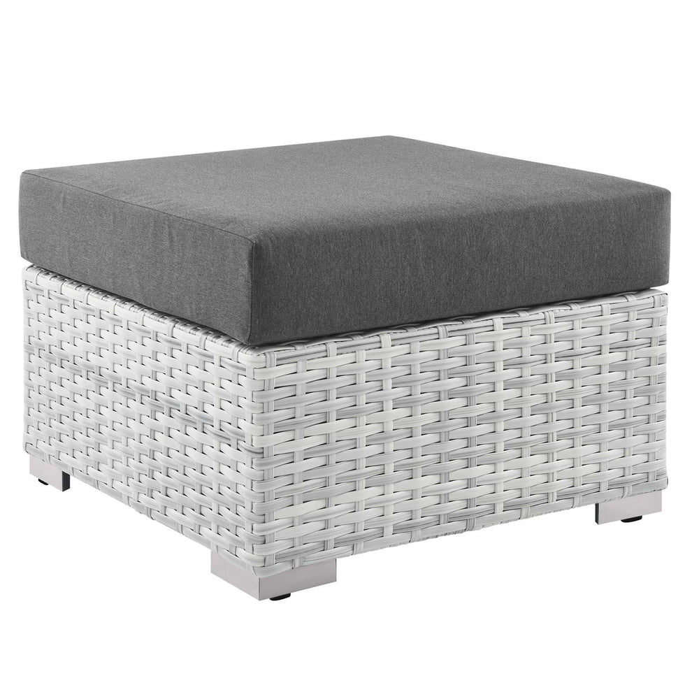 Modway Convene Outdoor Patio Ottoman - EEI-4301 | Outdoor Ottomans | Modishstore - 1