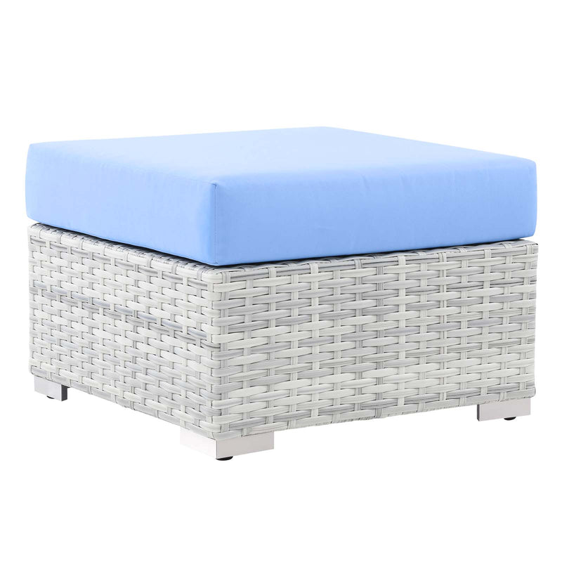 Modway Convene Outdoor Patio Ottoman - EEI-4301 | Outdoor Ottomans | Modishstore - 7