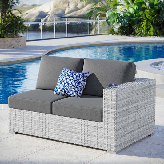 Modway Convene Outdoor Patio Right-Arm Loveseat | Outdoor Sofas, Loveseats & Sectionals | Modishstore