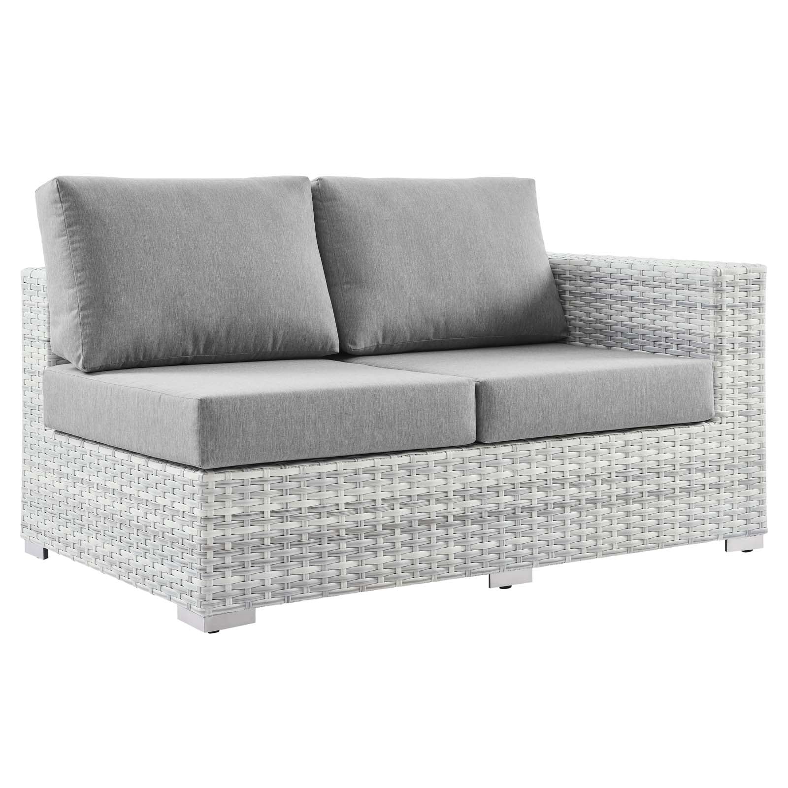 Modway Convene Outdoor Patio Right-Arm Loveseat | Outdoor Sofas, Loveseats & Sectionals | Modishstore-5