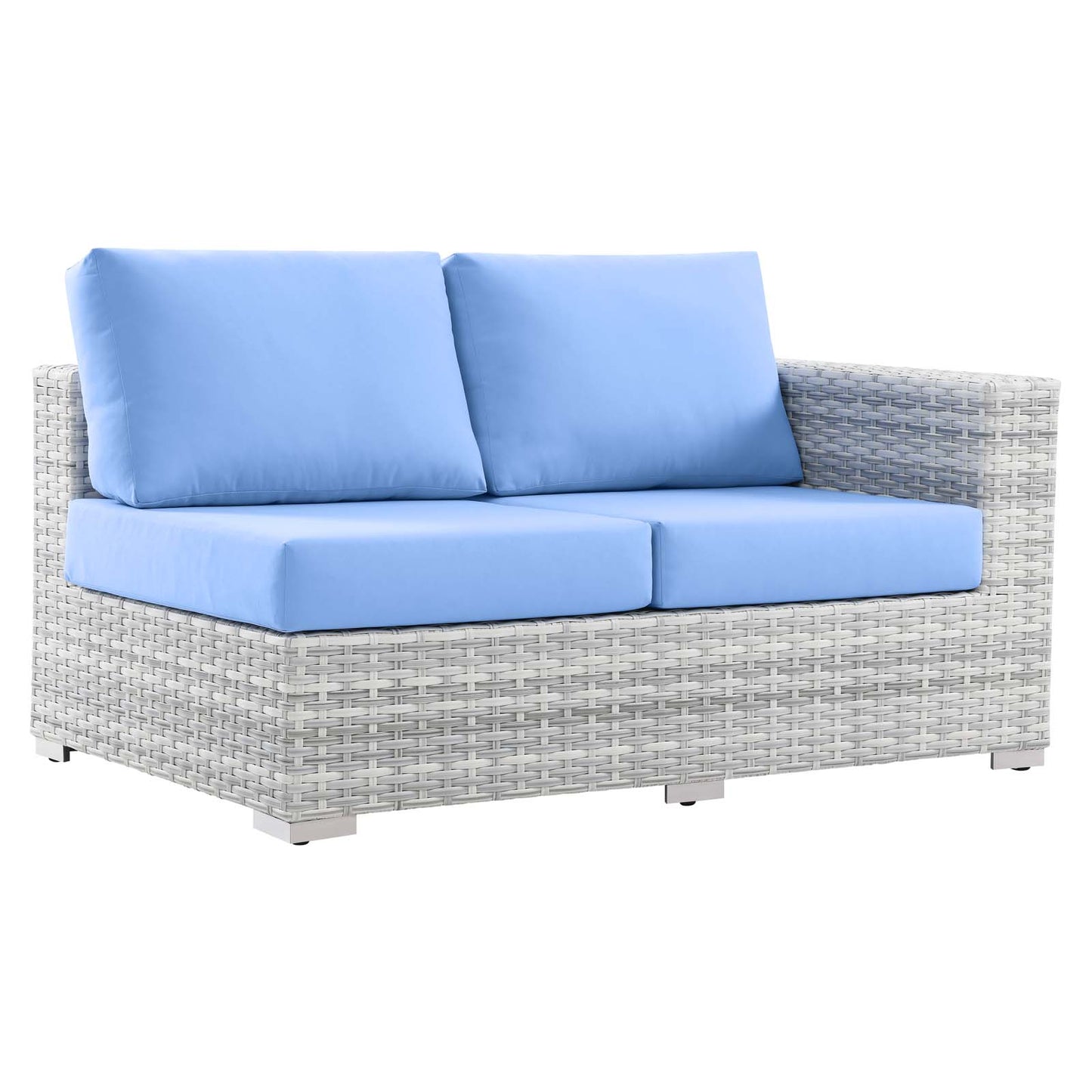 Modway Convene Outdoor Patio Right-Arm Loveseat | Outdoor Sofas, Loveseats & Sectionals | Modishstore-9