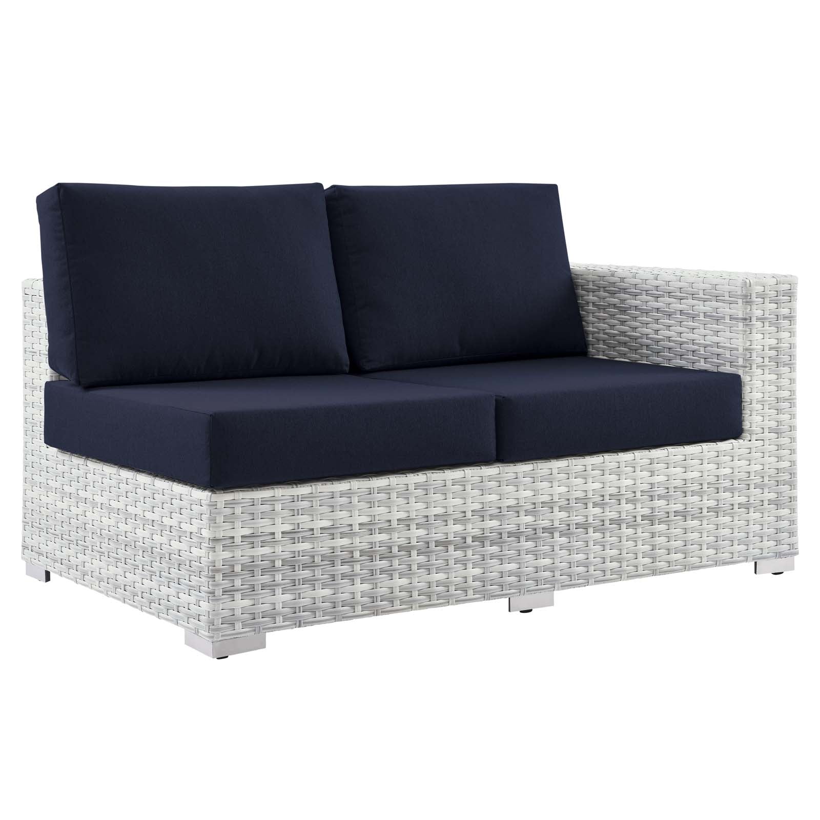 Modway Convene Outdoor Patio Right-Arm Loveseat | Outdoor Sofas, Loveseats & Sectionals | Modishstore-13