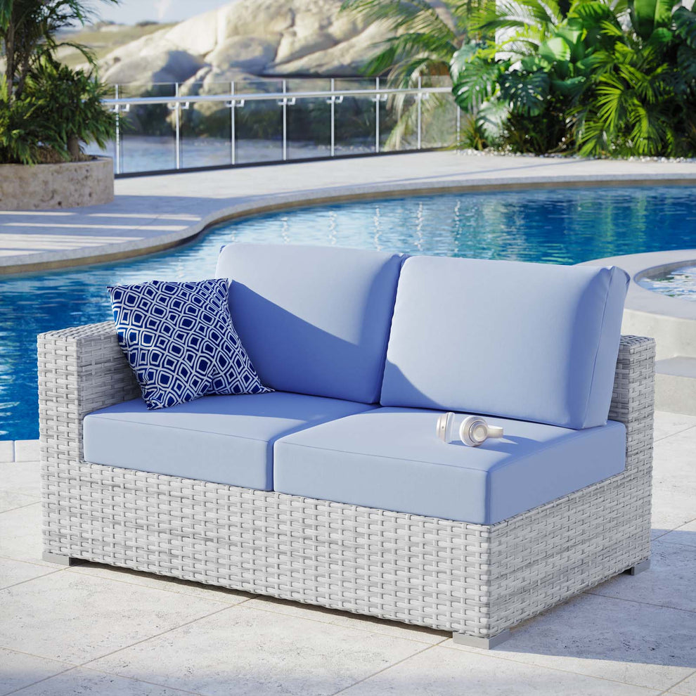 Modway Convene Outdoor Patio Left-Arm Loveseat - EEI-4303 | Outdoor Sofas, Loveseats & Sectionals | Modishstore - 4