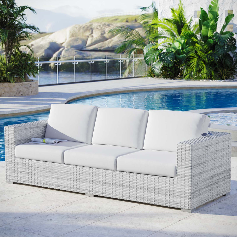 Modway Convene Outdoor Patio Sofa - EEI-4305 | Outdoor Sofas, Loveseats & Sectionals | Modishstore - 14