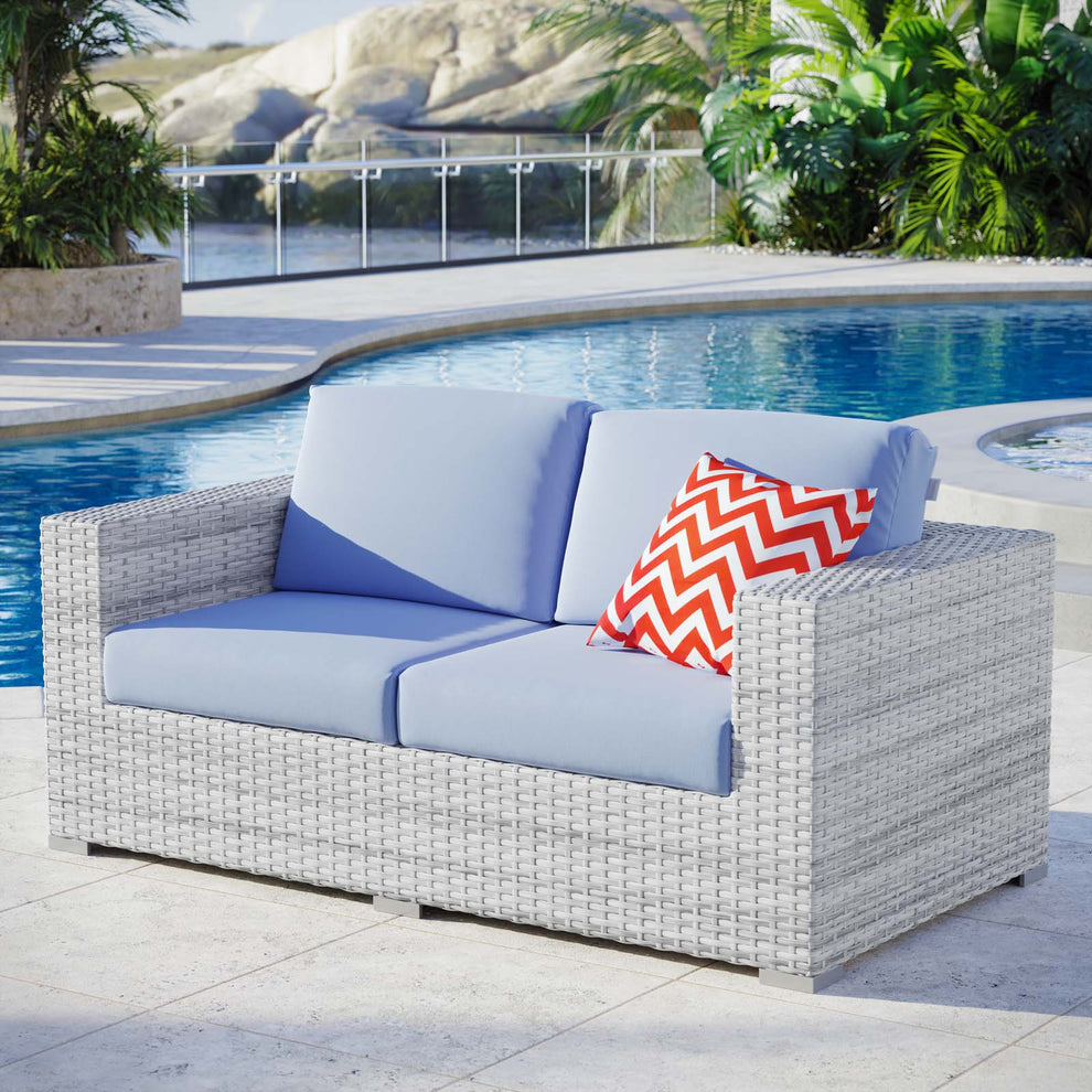 Modway Convene Outdoor Patio Loveseat - EEI-4306 | Outdoor Sofas, Loveseats & Sectionals | Modishstore - 7