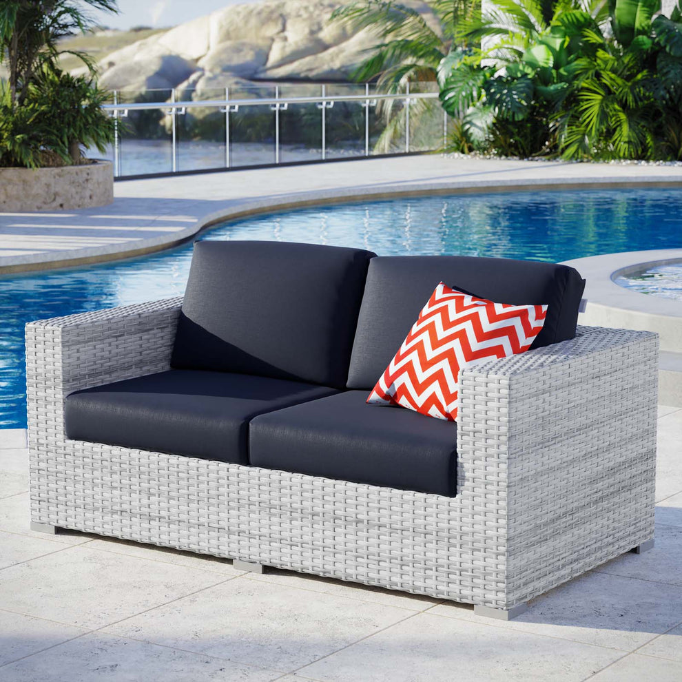 Modway Convene Outdoor Patio Loveseat - EEI-4306 | Outdoor Sofas, Loveseats & Sectionals | Modishstore - 11