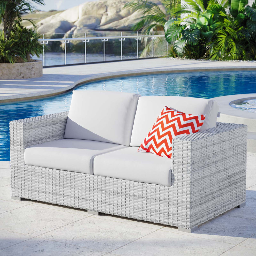 Modway Convene Outdoor Patio Loveseat - EEI-4306 | Outdoor Sofas, Loveseats & Sectionals | Modishstore - 15