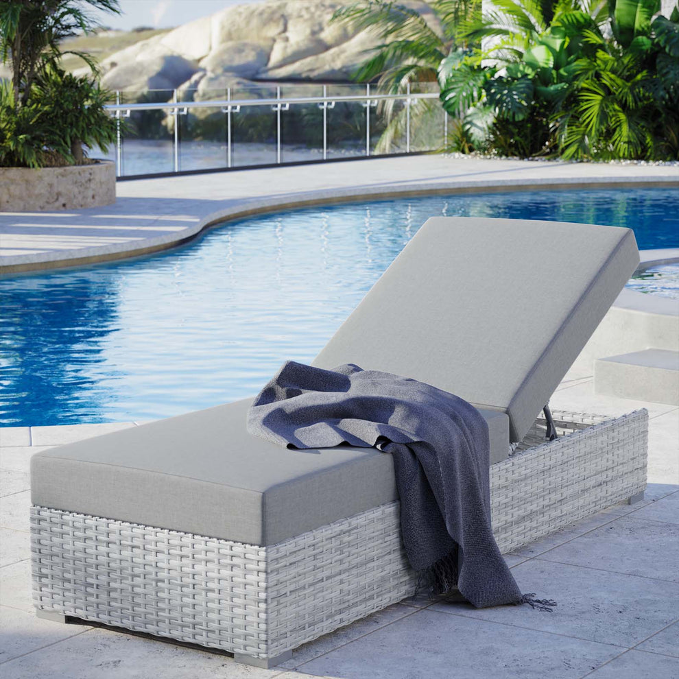 Modway Convene Outdoor Patio Chaise - EEI-4307 | Outdoor Chaise Lounges | Modishstore - 5