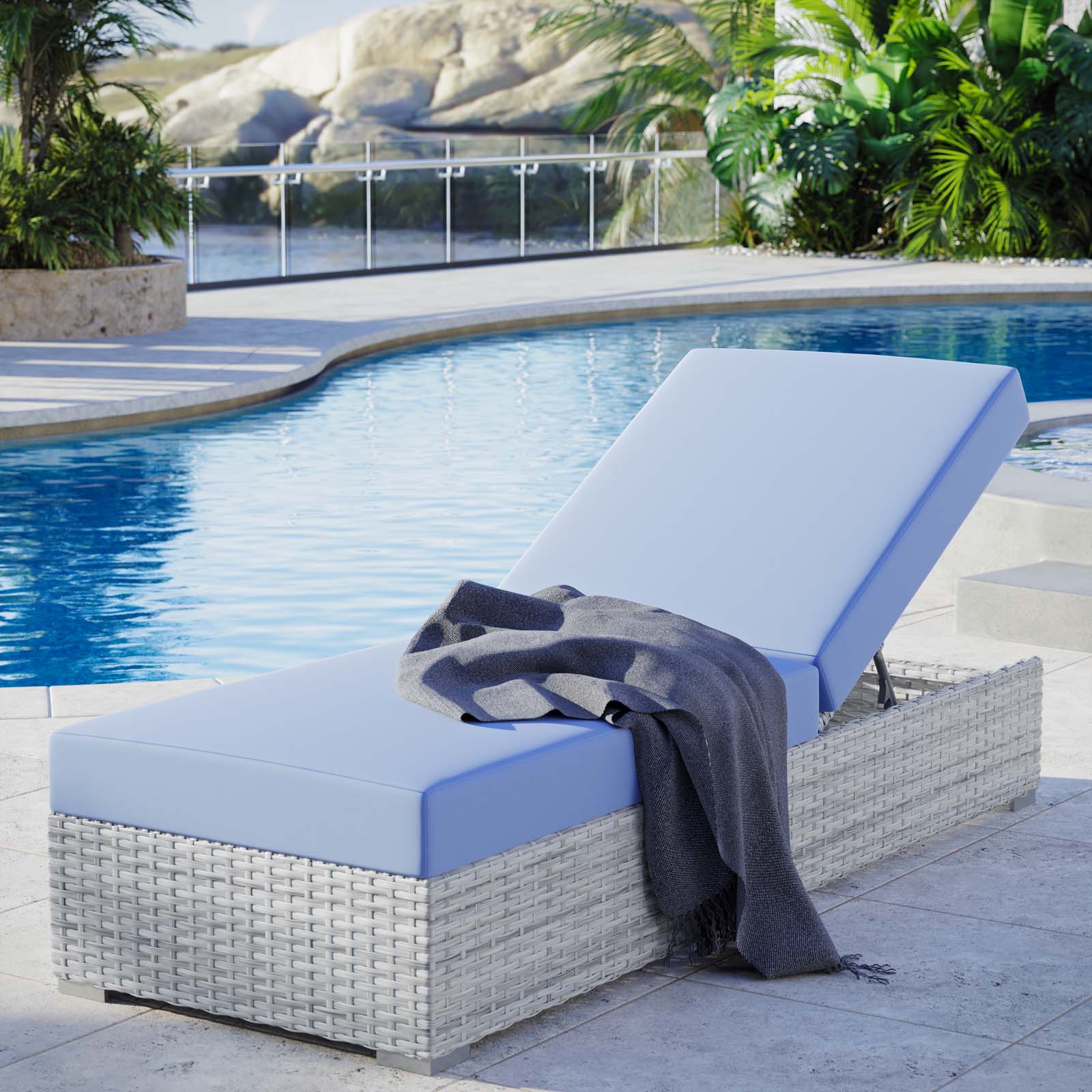 Modway Convene Outdoor Patio Chaise | Outdoor Patio Daybed | Modishstore-8