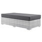 Modway Convene Outdoor Patio Rectangular Ottoman - EEI-4308 | Outdoor Ottomans | Modishstore - 1