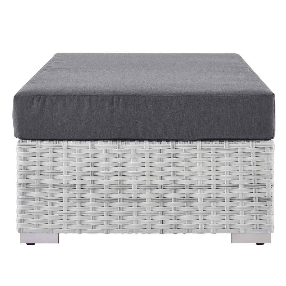 Modway Convene Outdoor Patio Rectangular Ottoman - EEI-4308 | Outdoor Ottomans | Modishstore - 2