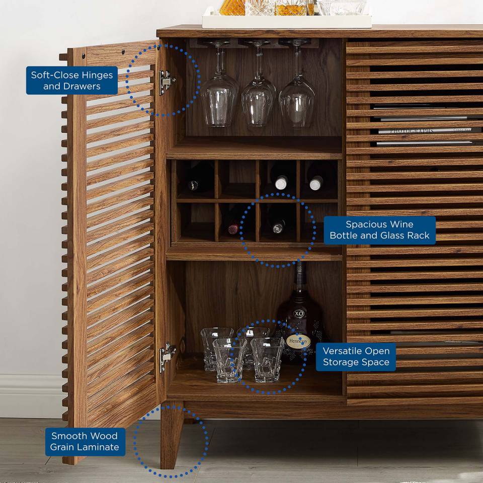 Modway Render Bar Cabinet - EEI-4311 | Cabinets | Modishstore - 4