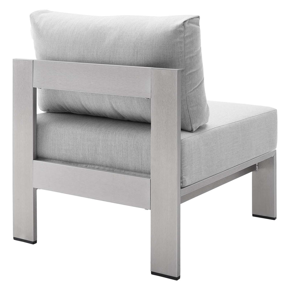 Modway Shore Sunbrella® Fabric Outdoor Patio Aluminum 3 Piece Set - EEI-4312 | Outdoor Sofas, Loveseats & Sectionals | Modishstore - 5